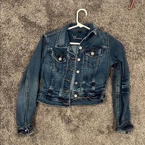bebe Dark Blue Jean Jacket